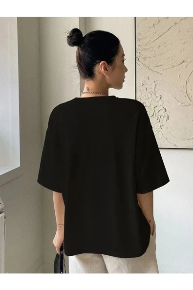 Kadın Lovegang Baskılı Tshirt - 6