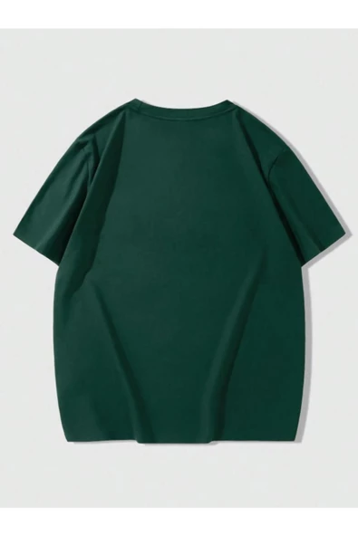 Erkek Brooklyn Kabartma Baskılı Oversize T-Shirt - Resim 12