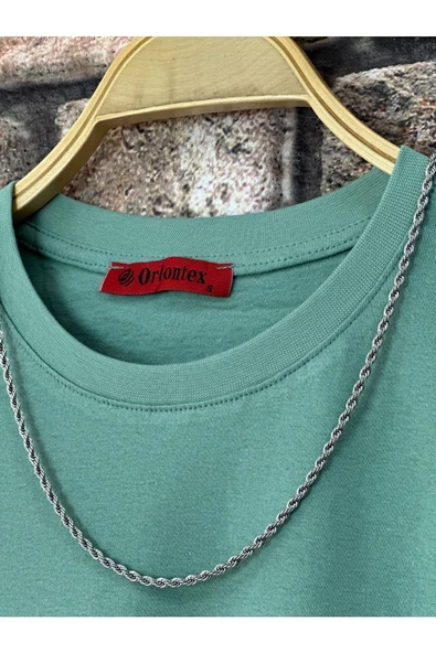 Erkek El Detay Baskılı Oversize Tshirt - 5