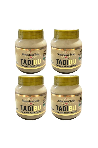 Abdurrahman Tatlıcı Tadıbu Parçacıklı Fındık Ezmesi 330 gr x 4 Adet