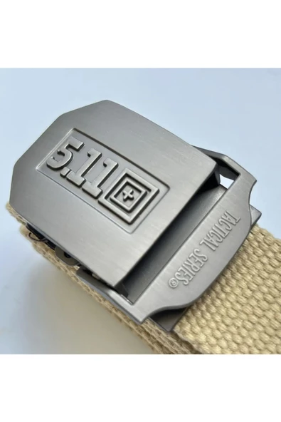 5.11 Tactical Bej Metal Tokalı Pantolon Kemeri - 2