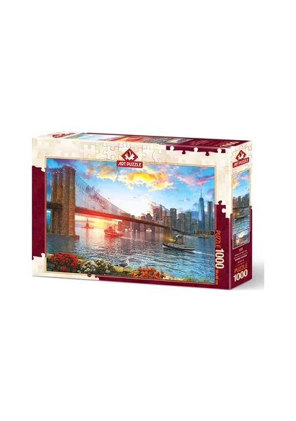 Art Puzzle New York`ta Günbatımı 1000 Parça Puzzle 5185