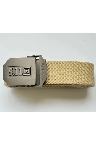 5.11 Tactical Bej Metal Tokalı Pantolon Kemeri - 5
