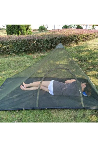 Cibinlik Sineklik açık Kamp Çadırı Ultralight Örgü Çadır Böcek Kovucu - 3