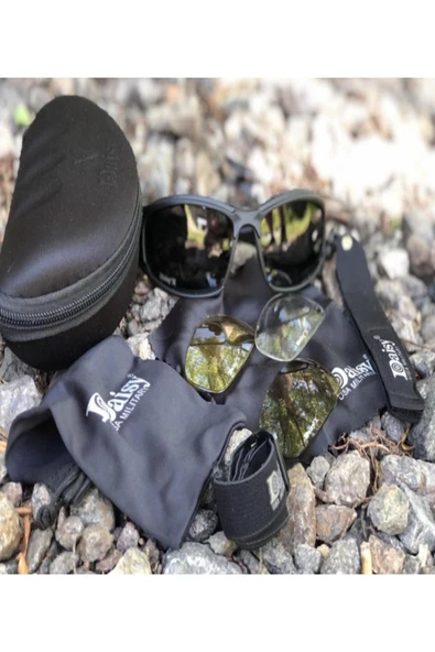 X7 Koruyucu 4 Lensli Polarize Taktikal Gözlük / Tactical Gözlük - 8