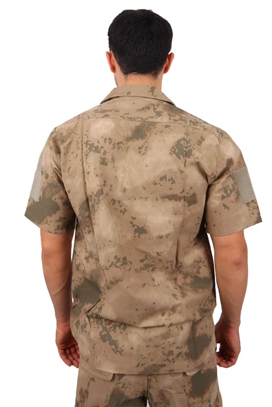 Kısa Kol Jandarma Kamuflaj Gömlek - Yazlık Askeri Gömlek - 2