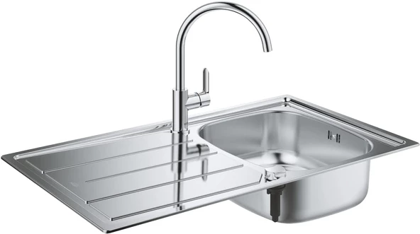 Grohe 31562SD0 Bau K200 Batarya ve Eviye Seti