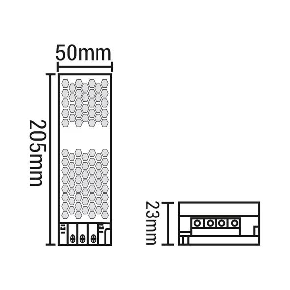 Maxled MX-3030 20A 240W Slim Kasa Şerit Led Trafosu - 3