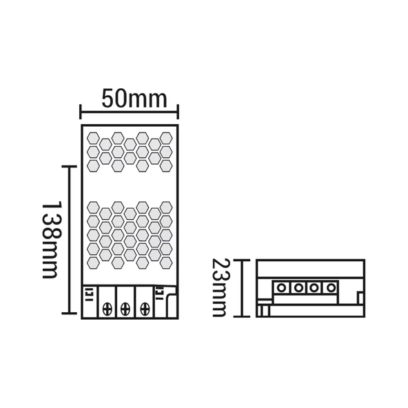 Maxled MX-3024 10A 120W Slim Kasa Şerit Led Trafosu - 2