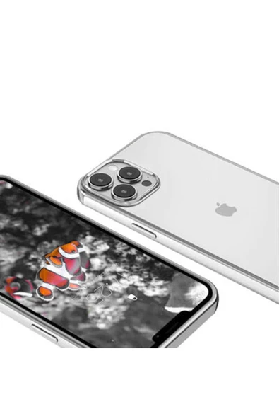 TechnoGuru iPhone 13 Pro Max Kılıf Şık Tasarımlı Pixel Premium Kapak