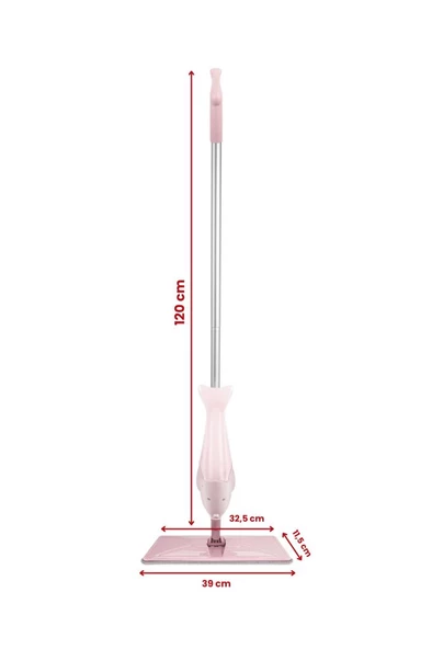 Flora Yunus Spreyli Su Hazneli Mop + 3 Adet Mikrofiber Bez HEDİYE! - Resim 3