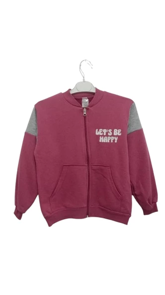 uğurböceğiçocuk Lets Be Happy Baskılı Hırka 1054