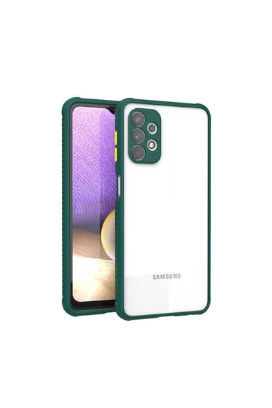 TechnoGuru Samsung Galaxy A32 4g Kamera Korumalı Şık Kaff Premium Kılıf