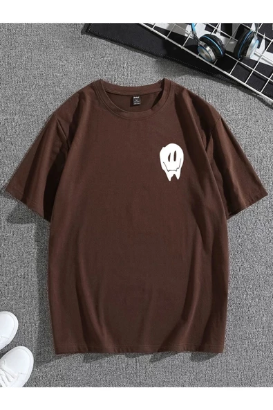Unisex Don't Sırt Baskılı Oversize T-shirt - 4