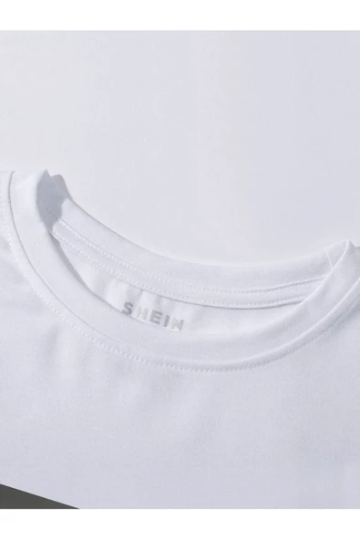 Unisex Kedi Gözlük Baskılı Oversize T-shirt - Resim 5