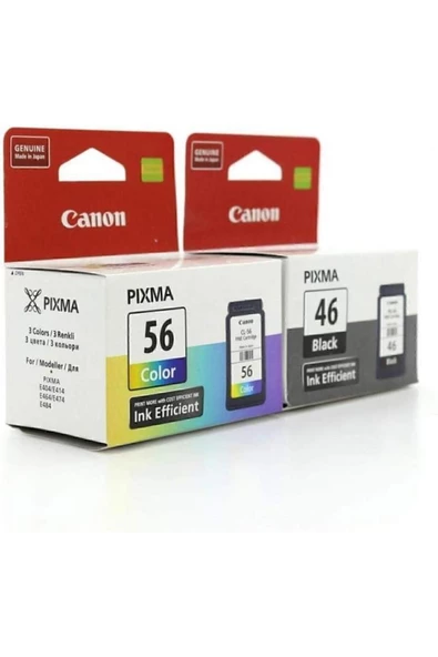 Pg-46 Ve Cl-56 Pixma E404 Kartuş Seti Can-4656pap