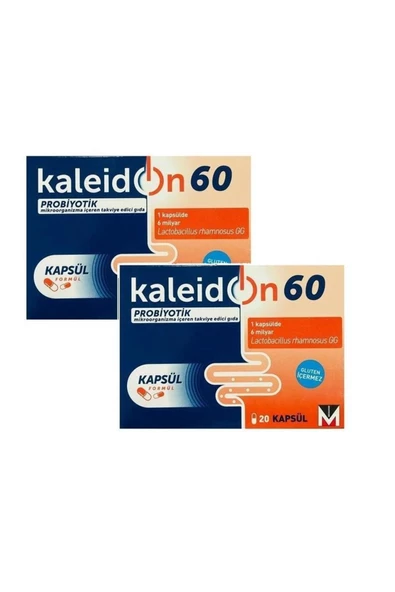 Kaleidon 60 Mg 20 Kapsül 2 Adet
