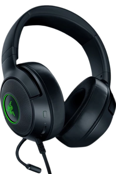 Razer Kraken V3 X Usb 7.1 Surround Kablolu Mikrofonlu Kulak Üstü Esports Gaming Oyuncu Kulaklığı RZ04-03750300-R3M1