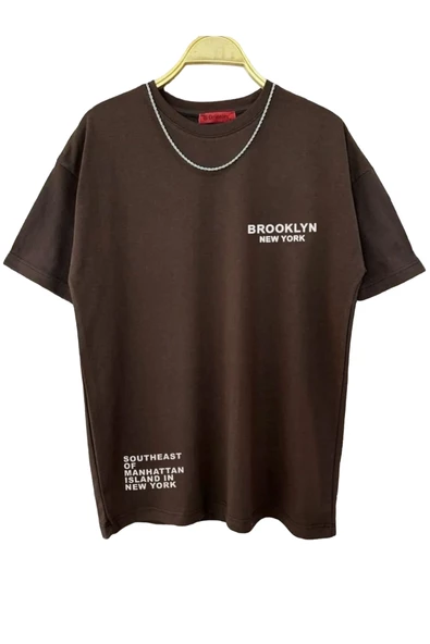 Erkek Brooklyn Ny Baskılı Tshirt - 7