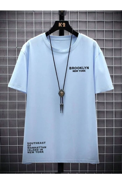 Erkek Brooklyn Ny Baskılı Tshirt - 11