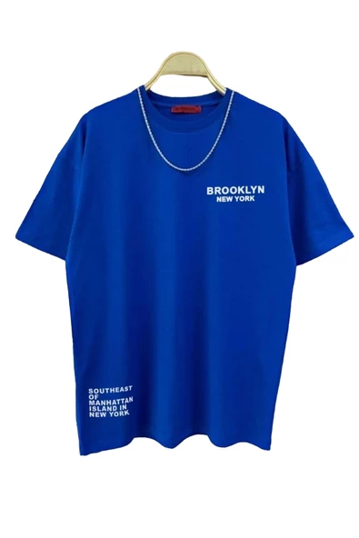 Erkek Brooklyn Ny Baskılı Tshirt - 5