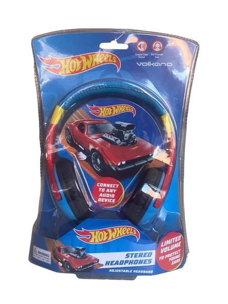 Hot Wheels  Bluetooth Kulaklık Mikrofonlu Kablosuz Çocuk Kulaklığı Lisanslı MT-9938-HW