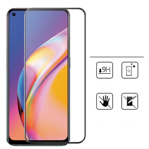 TechnoGuru Oppo Reno 5 Lite Esnek Kırılmaz Ekranı Tam Kaplayan Mat Seramik Ekran Koruyucu