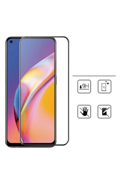 TechnoGuru Oppo Reno 4 Lite Esnek Yapılı Ekranı Tam Kaplayan Seramik Ekran Koruyucu