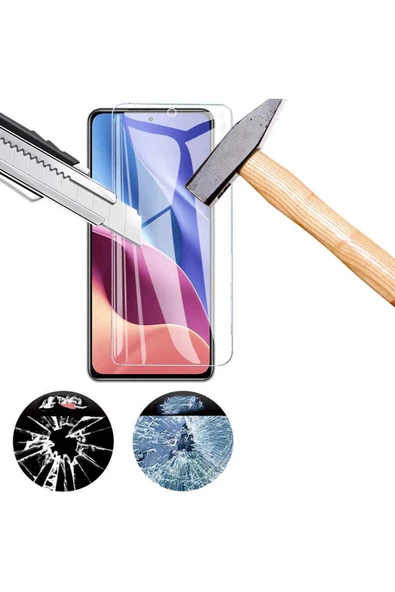 TechnoGuru Sony Xperia XA1 Ultra İçin Maxi Glass Ekran Koruyucu Kırılmaz Cam - 8