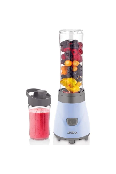 SHB-3150 Smoothie Blender Seti Mavi