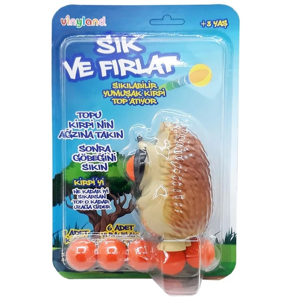 Erpa Oyuncak Sık Fırlat Sevimli Figürler Kirpi 661754 - 2