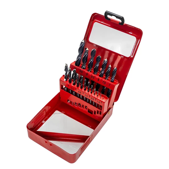 Matkap Ucu Set 19'lu Paket Metal Alüminyum Ahşap Plastik Çelik Delme Uç Seti Delik Açma Uçları - 5