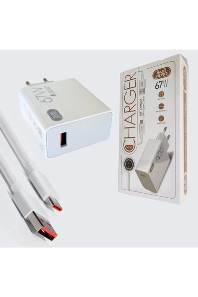 Redmi Note 11 Pro 5G Uyumlu Şarj Aleti 67W Turbo Hızlı Adaptör ve Şarj Kablosu - 4