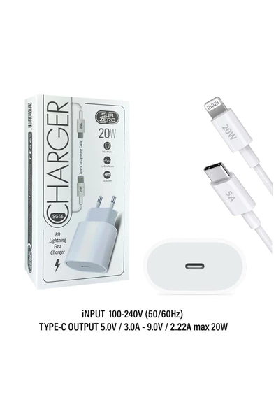 iPhone 14 Uyumlu Şarj Aleti HIZLI PD Şarj Cihazı Apple iPhone 14 Pro 14 Plus 14 Pro Max 20W HIZLI - Resim 3