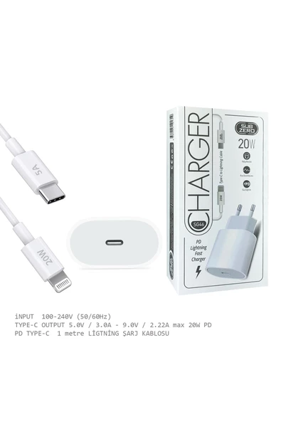 Pro 10.5 Uyumlu HIZLI Şarj Aleti Adaptör 20W Ligtning Şarj Kablosu A1709 - A1701 Uyumlu - Resim 3