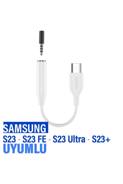 Samsung S23 FE S23 PLUS S23 Ultra Kulaklık Dönüştürcüsü TYPE-C Kulaklık Çevirici