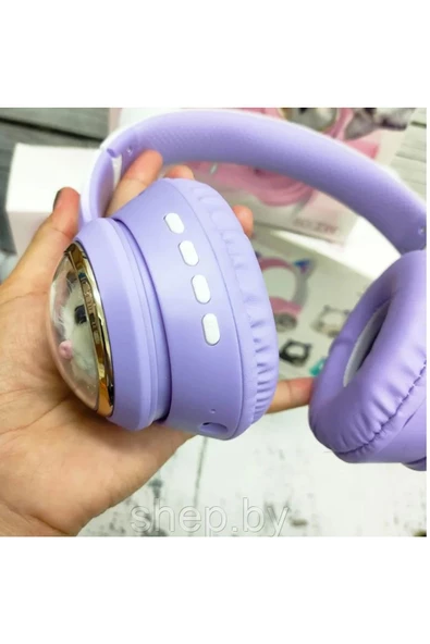 Kedi Kulaklık Bluetooh Kablosuz Kız ve Erkek Çocuklar İçin Hediye Önerisi Renkli Kedi Kulaklıklar - 3
