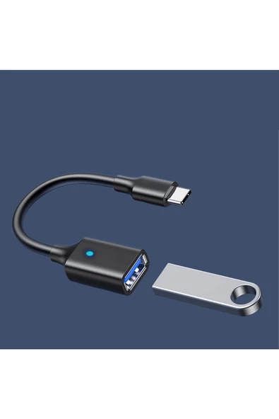 Type-C USB 3.0 Çevirici Kablo OTG 5 Gbps Hızlı Veri Aktarıcı Type C Dönüştürücü Kablo