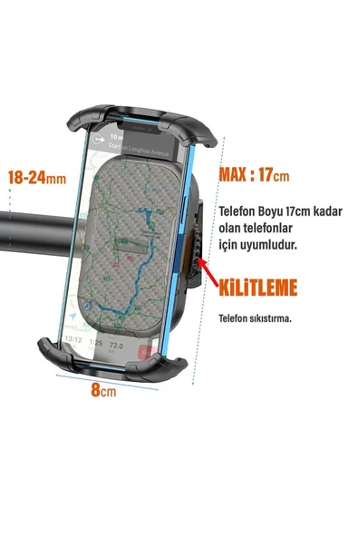Bisiklet Telefon Tutucusu - 3