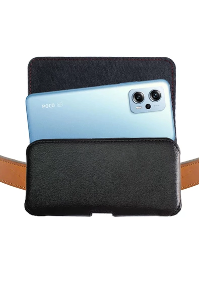 Poco X4 GT - X4 Pro 5G Kemer Kılıfı Bele Takılan Kemer Kılıf Dik ürün görseli