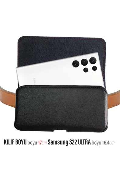 Samsung S22 Ultra Kılıf - Kemer Kılıfı Kapaklı Bel Telefon Kılıfı ürün görseli