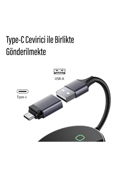 CarPlay - Android Auto Kablosuz Yapma Bağlantı Adaptörü CarPlay / Android Auto Bluetooh Bağlantı - 4