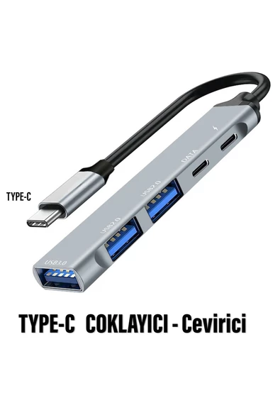 Type C Çevirici USB Dönüştürcü Çoklayıcı Tablet Bilgisayar Telefon Type-C USB Çoklayıcı HUB