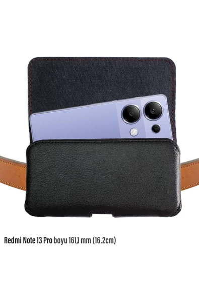 Redmi Note 13 Pro Kılıf Kemer Kılıfı Bele Takılan Çanta Telefon Kılıfı
