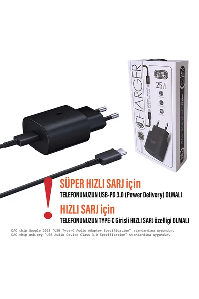 Samsung Note20 Notre 20 Ultra Şarj Aleti ve Kablosu 25W HIZLI Şarj Type C Kablo - Resim 3