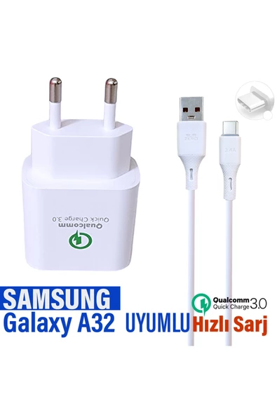Samsung A32 Şarj Aleti Type-C Hızlı Şarj PD 3.0