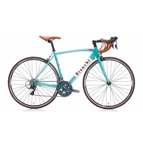 Bianchi SLR Retro Kumpas Fren Claris 16 Vites 28 Jant Yol Yarış Bisikleti Celeste 51 Kadro