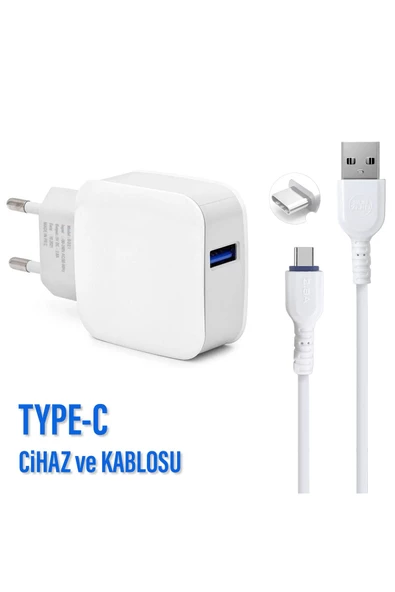 Type-C Girişli Telefon Şarj Aleti 2.8 A