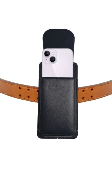 iPhone 14 Kemer Uyumlu Kılıfı | Kemere Takılan Kapaklı Kılıf ürün görseli