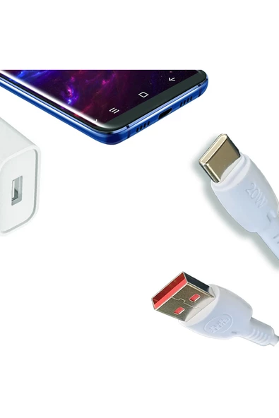 Samsung A31 Şarj Kablosu TYPE-C Hızlı Şarj Uyumlu 3.4A - Resim 2